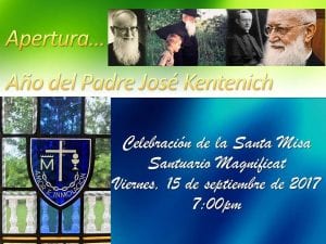 Apertura del Año de Padre José Kentenish en Schoenstatt